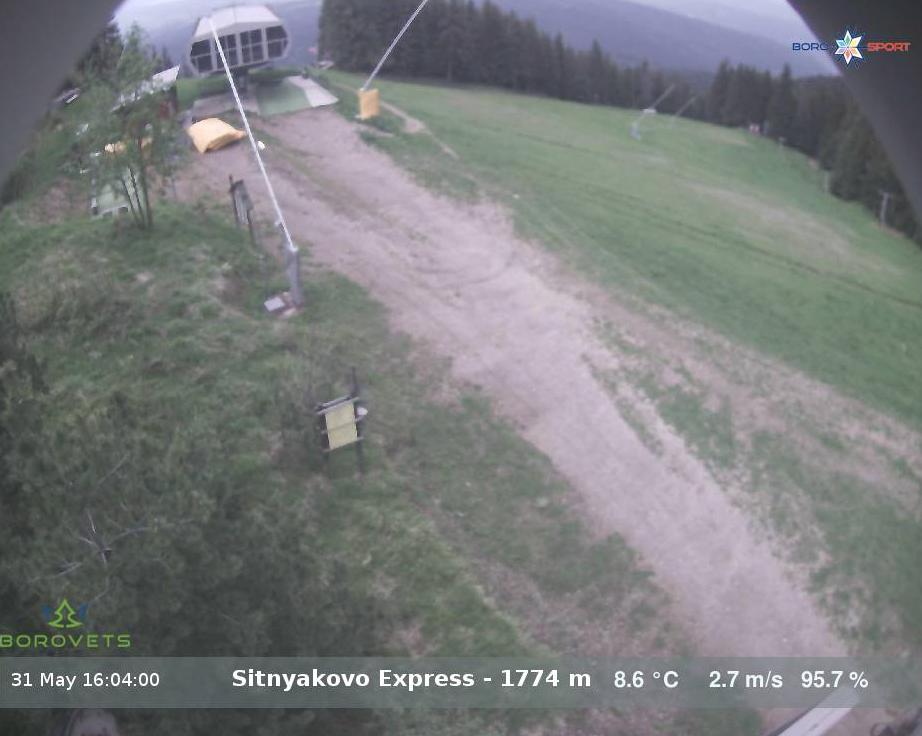 Borovets webcam - Sitnyakovo ski lift
